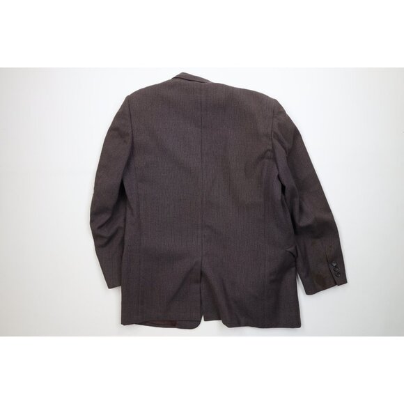 Vtg 50s 60s Rockabilly Mens 40R Distressed Heavy 2 Piece Wool Suit Wedding 30x28 - Picture 9 of 16